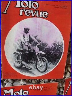 36 Ancien Moto Revue 1965 Jean Azianis, Steve Mac Queen Cross Ancienne