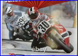 AFFICHE POSTER MOTO YAMAHA DAYTONA 1981 10th CONSECUTIVE VICTORY TZ YZR 350 750