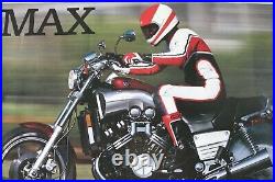 AFFICHE POSTER MOTO YAMAHA V-MAX V MAX 1200 PERIOD ORIGINAL MADE in JAPAN BURN