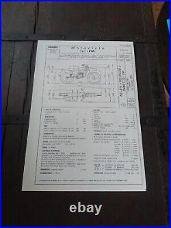ANCILLOTTI Fh 250 Moto 1978 Dgm Document Original Approbation