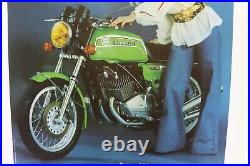 Affiche Originale Motobecane 500 3 Cyl Injection 1973-74 Moto 350 Seventies