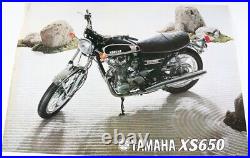 Affiche Poster Moto Yamaha Xs 650 1969-1985 Jardin Sec Zen Japonais Bonzai