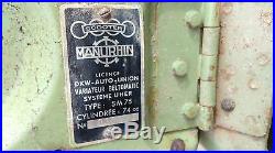 Ancien SCOOTER MANURHIN SM 75 1950, loft, usine, vintage, industriel, moto, solex