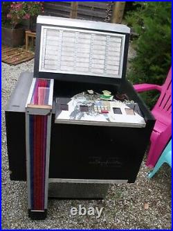 Ancien juke box PRESTO SYMPHOMATIC MARK III 1970, bistrot, no émaillée