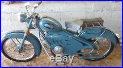 Ancienne MTL 100 CM3 MOTO GITANE M98 1955, vintage, scooter, moto, cyclo, no émaillée