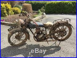 Ancienne moto entre guerre peugeot P 108 250 cc années 30