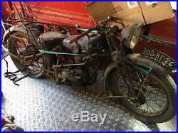 Ancienne moto entre guerre peugeot P 108 250 cc années 30