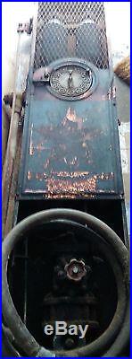 Ancienne pompe à essence mural SATAM 1930, loft, usine, vintage, industriel, moto