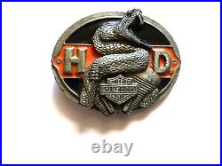 Authentique boucle ceinturon HARLEY DAVIDSON 1989