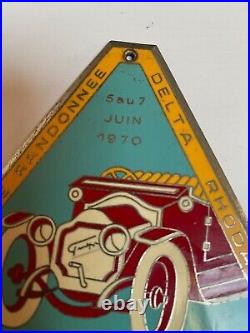 Badge automobile 1970 Provence cote d'azur, Delta Rhodanien