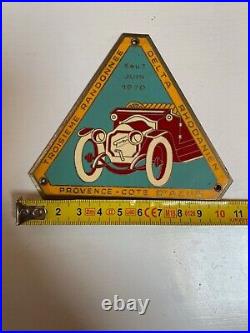 Badge automobile 1970 Provence cote d'azur, Delta Rhodanien