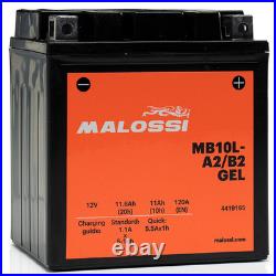 Batterie Malossi YB10L-A2/B2 MB10L-A2/B2 12V 11AH Gilera Runner FXR SP 180 2T LC