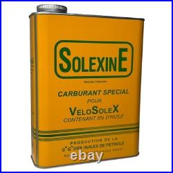 Bidon Solexine 2L Version II avec Porte-Bidon Licence Officielle Solex-Vintage