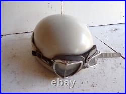 Casque bol + lunette climax accessoire motobecane vintage peugeot terrot 5822