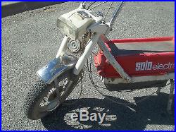 Cyclomoteur électrique vintage Solo Electra (fonctionne autonomie 50km) CG