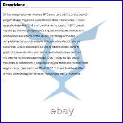 Engrenages Secondaire MALOSSI Htq Z13/48 pour Aprilia 50 Sr Motard 2T 2011-2013