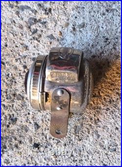 Feu arriere en verre a acetylene moto de collection ancetre