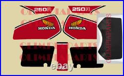 Honda XL 250 R Moto Blanche Série Adhésifs Stickers