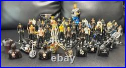 Jeu de figurines CROWS WORST avec motos, env. 40 pièces, Bulk Lot