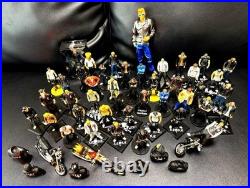 Jeu de figurines CROWS WORST avec motos, env. 40 pièces, Bulk Lot