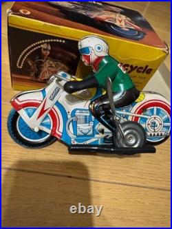 Jouet ancien moto remontoir MS 702 étain modèle MS702 pièce maîtresse de