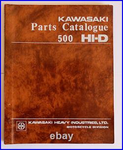 Kawasaki 500 H1 D 1973, Parts Catalogue D Epoque