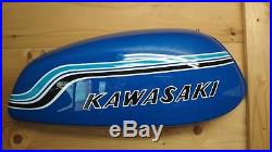 Kawasaki 750 h2 72, demi reservoir fibre, kawasaki 750 h2 72, half fiber tank