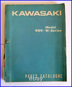 Kawasaki W 650 W650ss 1966-69, Parts Catalogue D Epoque