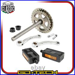 Kit Pédales Pédivelles Axe Piaggio Ciao Si 50 P Pv Px Pxv E1 E2 Mix Teen Bravo 3