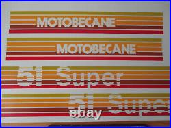 Kit déco autocollants stickers MBK pour Motobécane 51 super bleue
