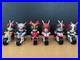 Lot de figurines Kamen Rider six pièces moto miniature rétro de collection 15+