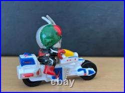 Lot de figurines Kamen Rider six pièces moto miniature rétro de collection 15+