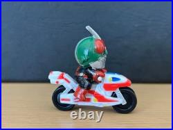 Lot de figurines Kamen Rider six pièces moto miniature rétro de collection 15+