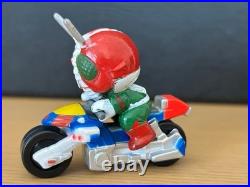 Lot de figurines Kamen Rider six pièces moto miniature rétro de collection 15+