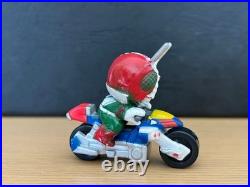 Lot de figurines Kamen Rider six pièces moto miniature rétro de collection 15+