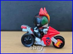 Lot de figurines Kamen Rider six pièces moto miniature rétro de collection 15+