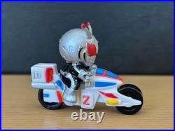 Lot de figurines Kamen Rider six pièces moto miniature rétro de collection 15+