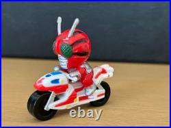 Lot de figurines Kamen Rider six pièces moto miniature rétro de collection 15+
