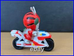 Lot de figurines Kamen Rider six pièces moto miniature rétro de collection 15+