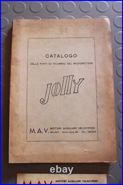 MAV Milano Jolly Micromoteur Catalogue Pièces de Rechange Prix, Brochure 1953