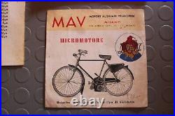 MAV Milano Jolly Micromoteur Catalogue Pièces de Rechange Prix, Brochure 1953