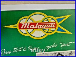 Malaguti Affiche Ancienne Originale Moto Cyclomoteur Cyclo Sport Mosquito Morini