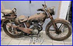 Moto de collection motobecane 125 D45S 1954 sortie de grange barn find