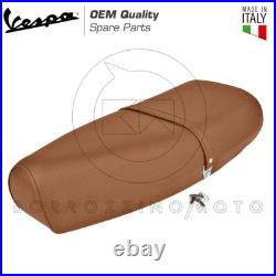 Neuf Selle Siège Pour VESPA Px Tous les Modèles 125 150 200 Marron Type Original