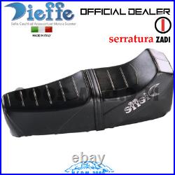 Nouvelle Selle Sellone Camel Noire Pour Piaggio Vespa 125-150-200 PX Sport
