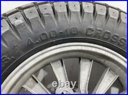 Paire Roues 2.10 X 10 Bernardi Moto de Collection Minicross Enfant FANTIC Sur