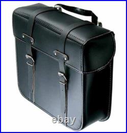 Paire de sacoches tradi SPORFABRIC mobylette vélo solex vintage noire lanière