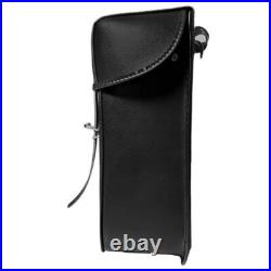 Paire de sacoches tradi SPORFABRIC mobylette vélo solex vintage noire lanière