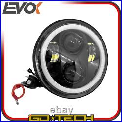Phare Avant LED Vespa PX 125 150 200 Pe Pxe LML Star EVOK 6V-12V 6000K