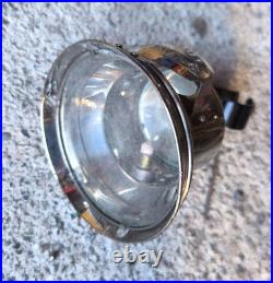Phare en verre a acetylene moto de collection ancetre